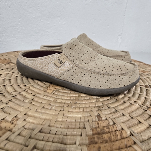 Spenco Tan Slip On Comfort Mules 6.5 - Picture 1 of 8